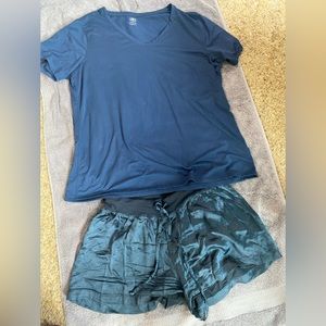 Women's silky like summer pajamas